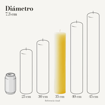Cirio Amarillo Intenso (Por pedido)