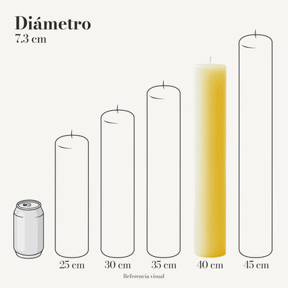 Cirio Amarillo Intenso (Por pedido)