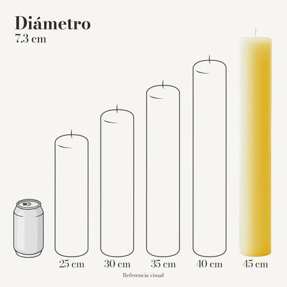Cirio Amarillo Intenso (Por pedido)