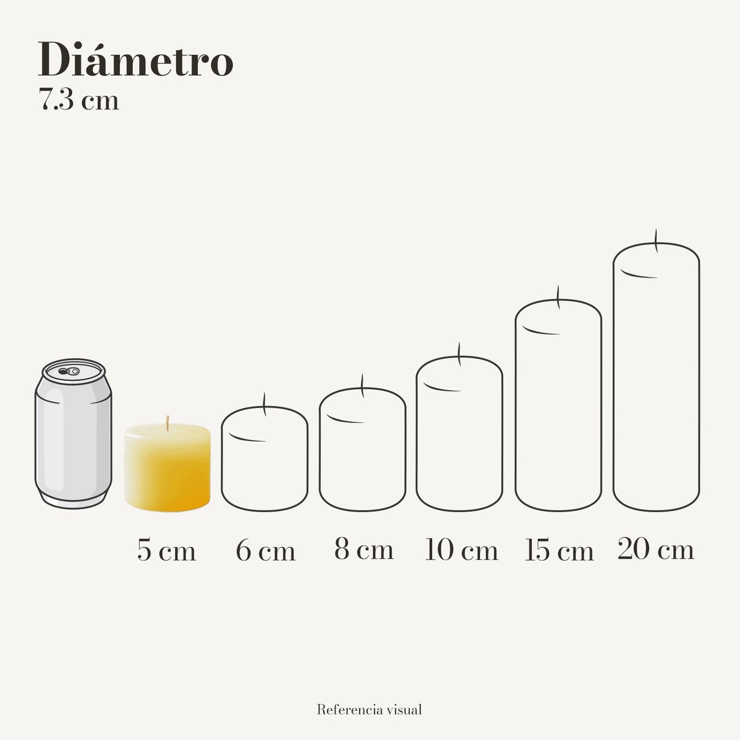 Cirio Amarillo Intenso (Por pedido)