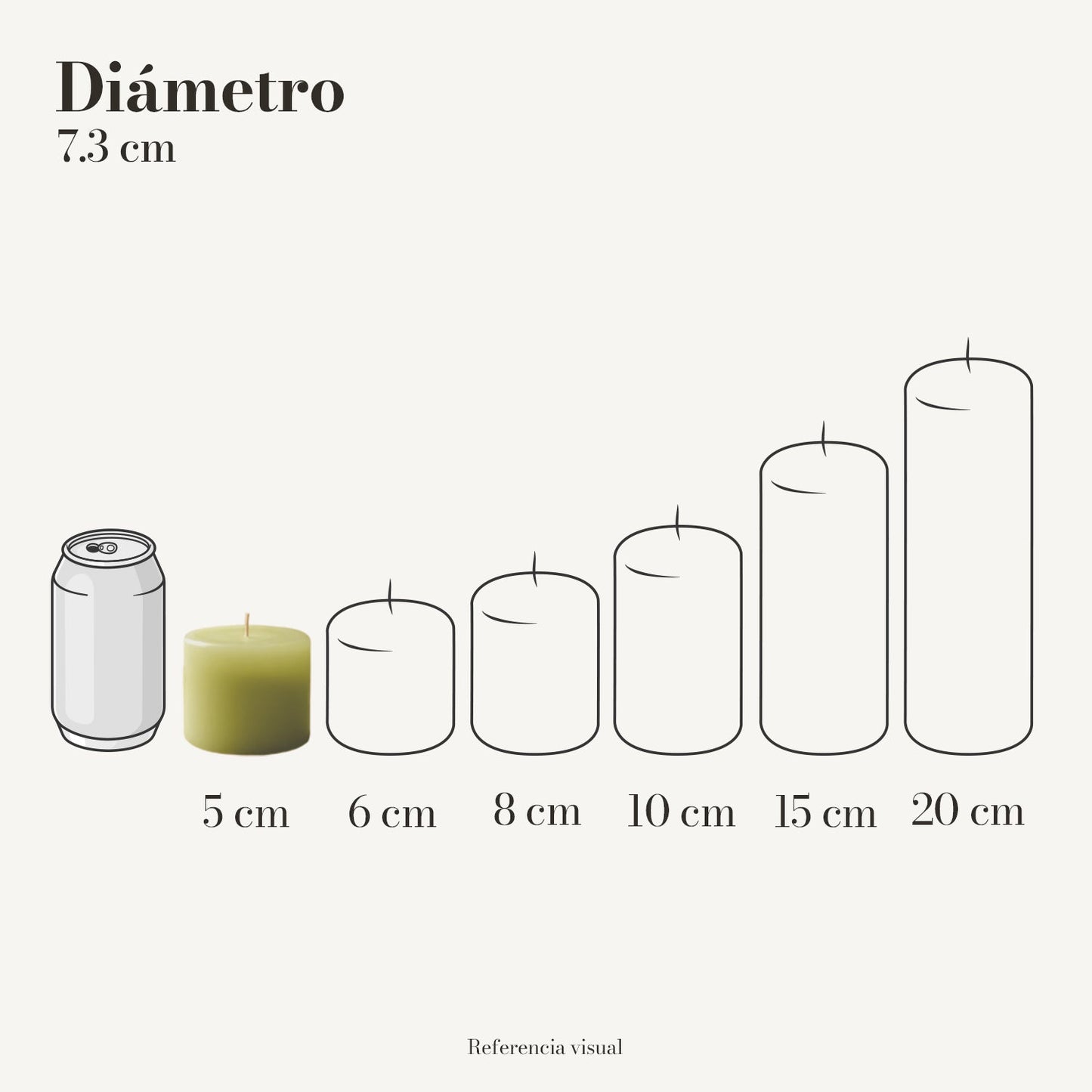 Cirio Verde Limón (Por pedido)
