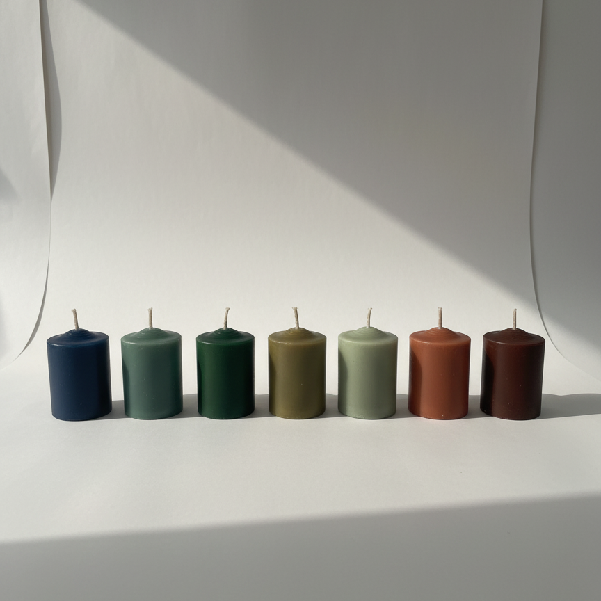 Votivas de Color (mayoreo 80 pzas)