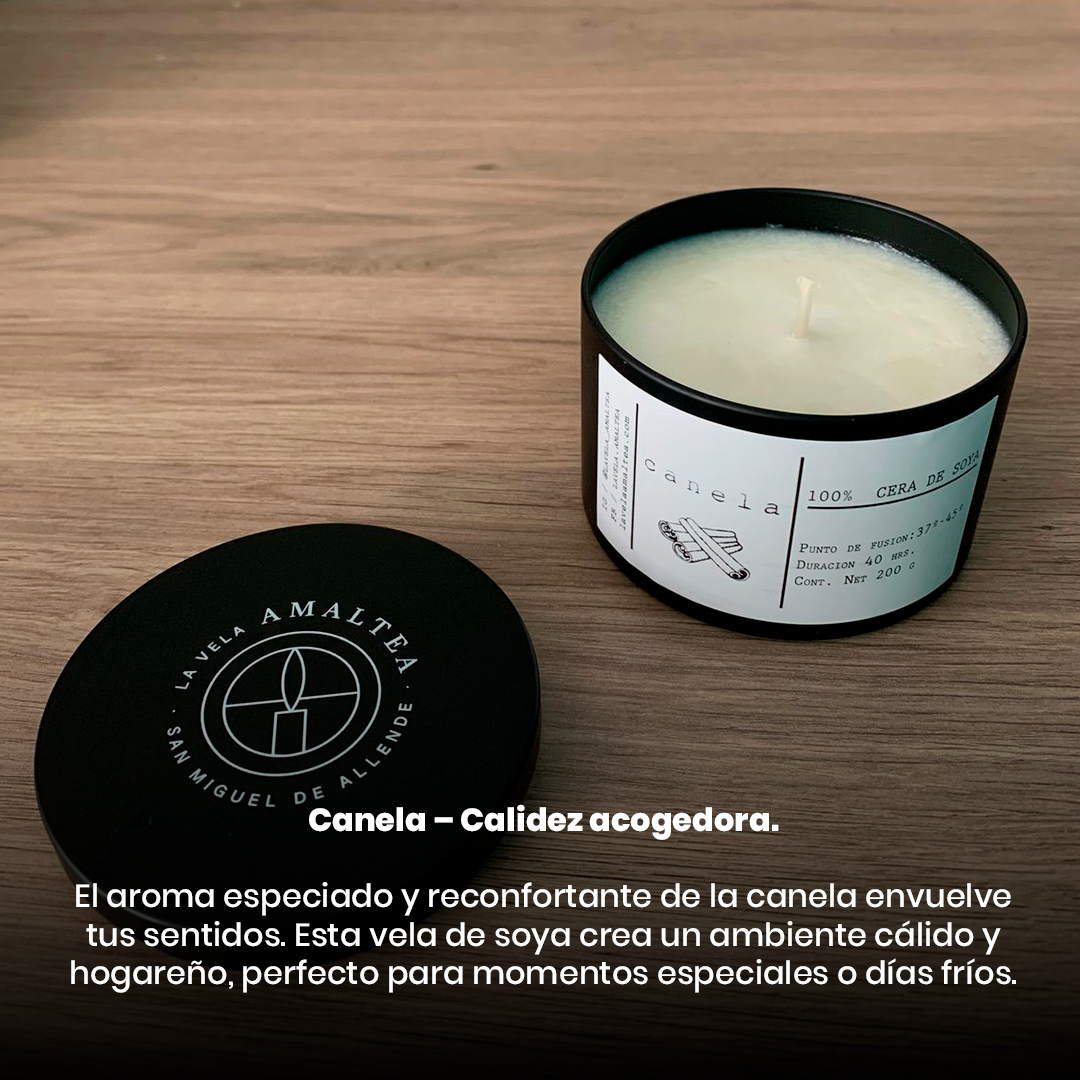 5. Vela de soya con aceite esencial