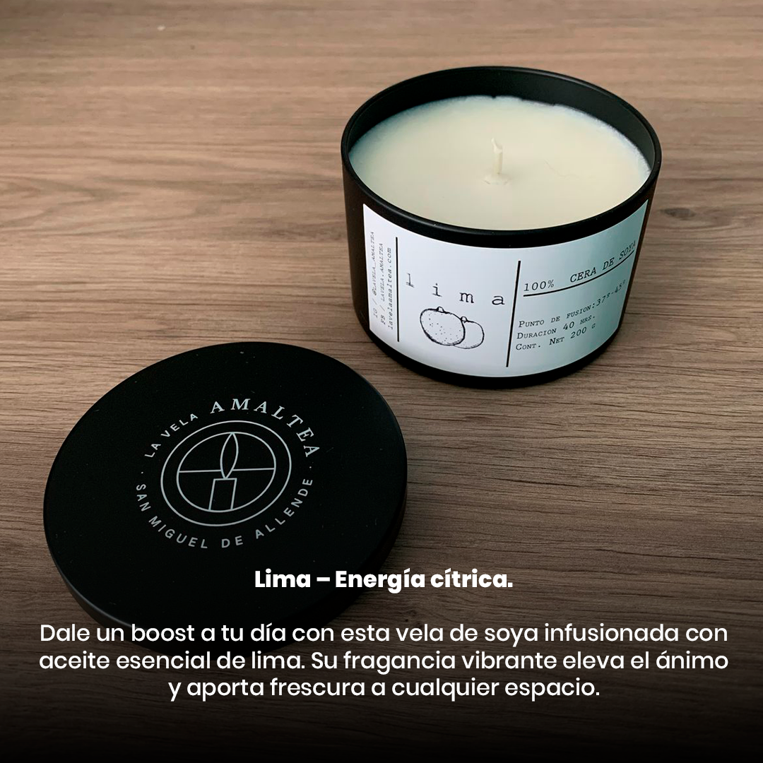 5. Vela de soya con aceite esencial