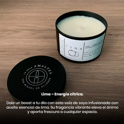 5. Vela de soya con aceite esencial