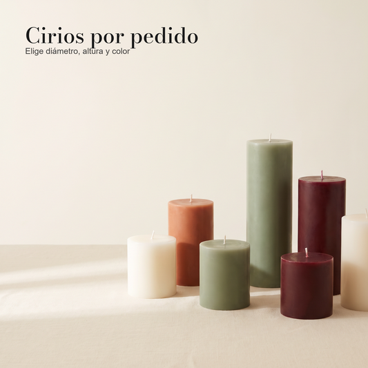 Cirios por pedido