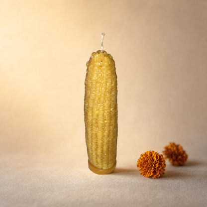 Vela de elote color amarillo