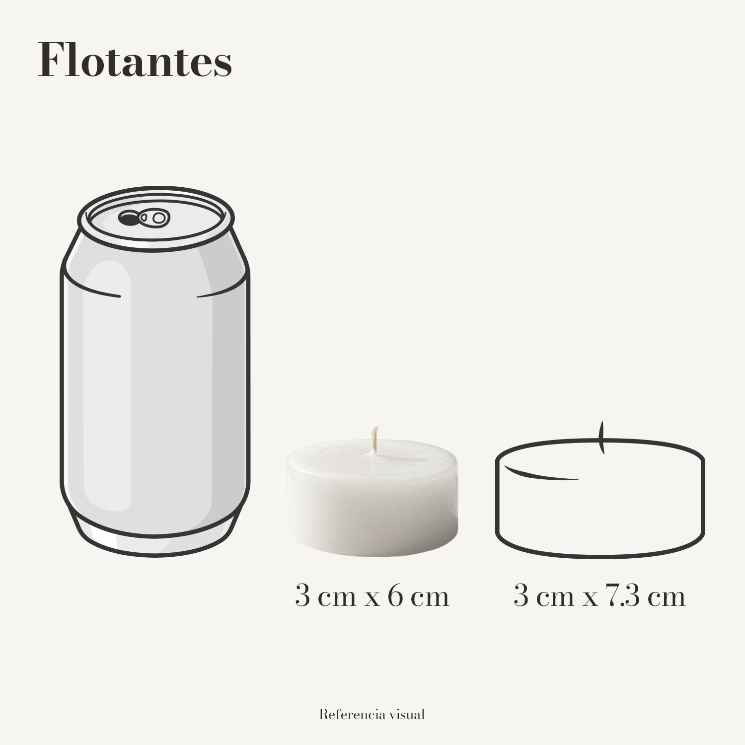 Flotantes blanco - La Vela Amaltea