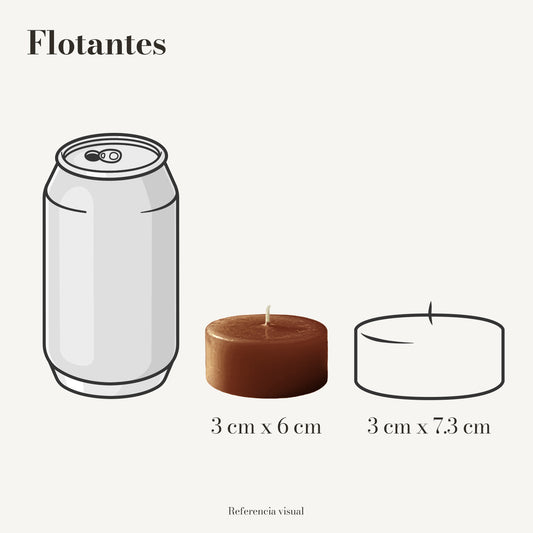 Flotantes café oscuro - La Vela Amaltea