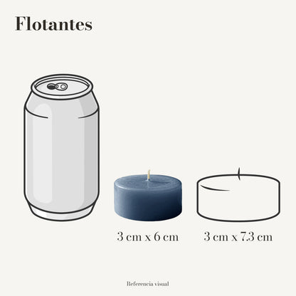 Flotantes azul índigo - La Vela Amaltea