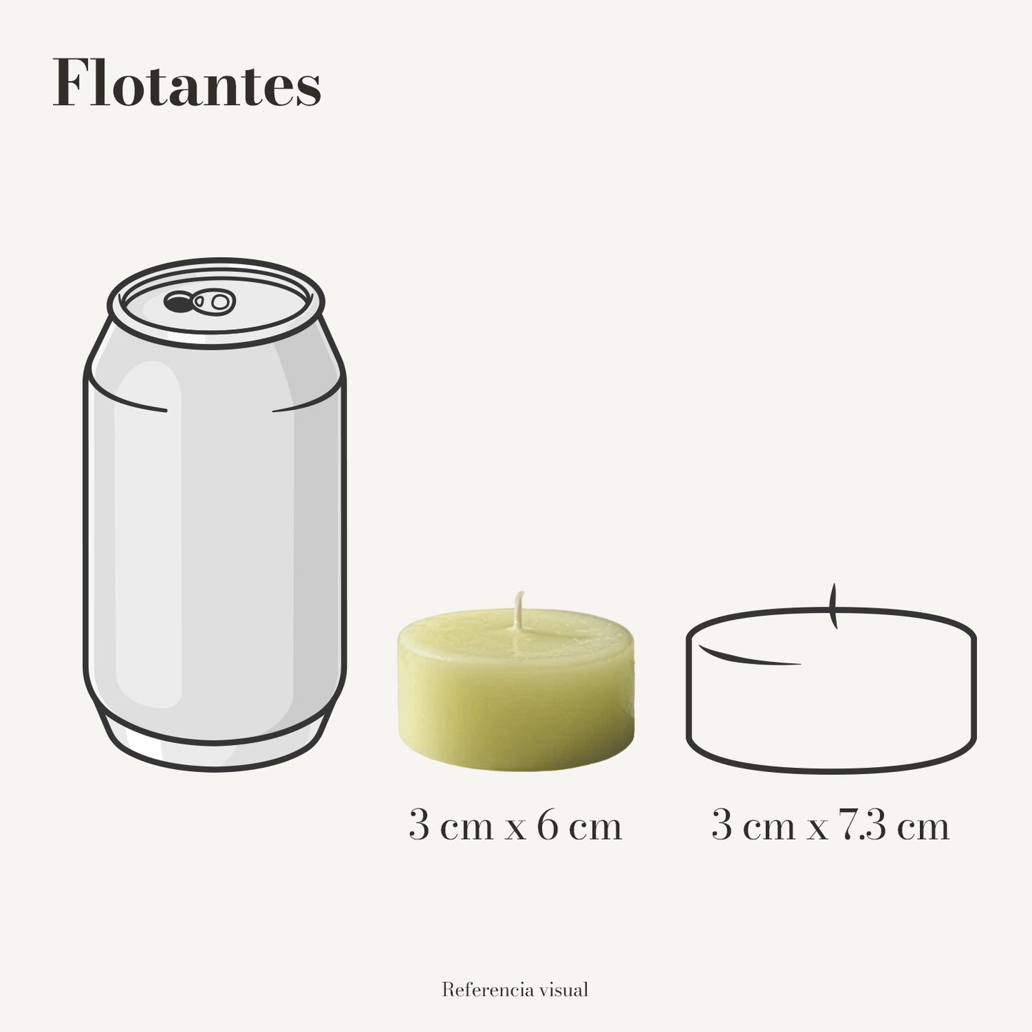 Flotantes verde limón - La Vela Amaltea