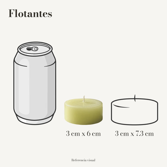 Flotantes verde limón - La Vela Amaltea