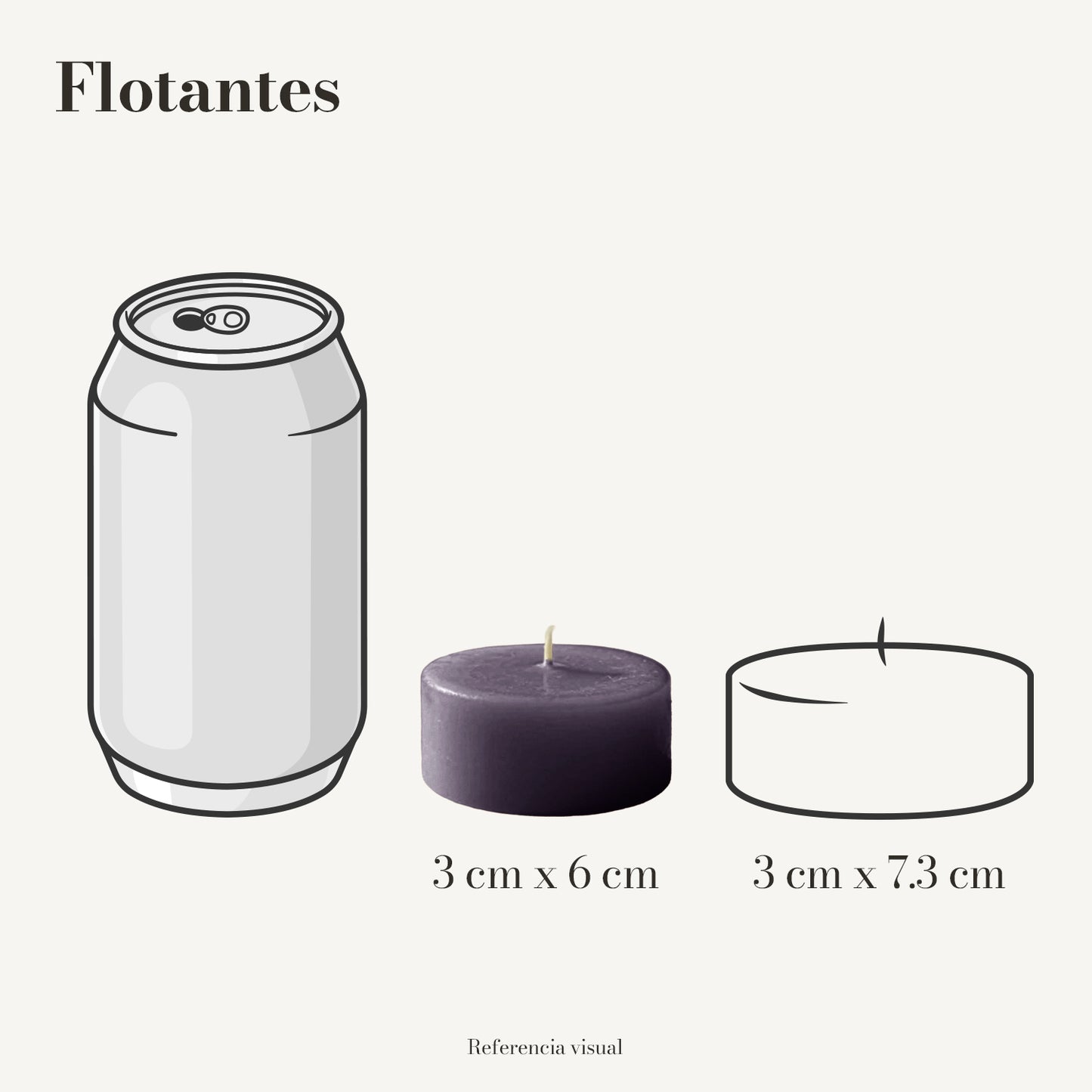 Flotantes morado oscuro - La Vela Amaltea