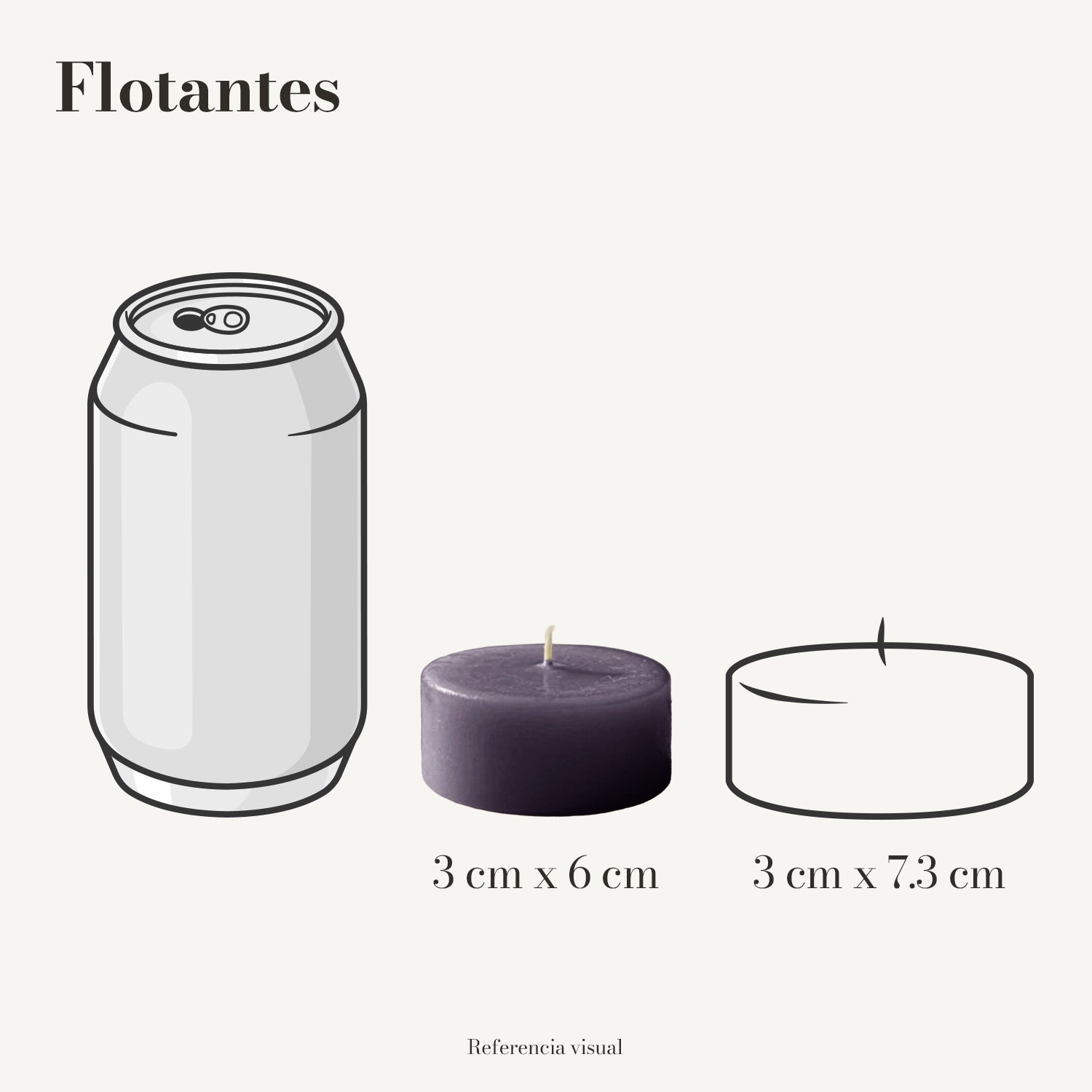 Flotantes morado oscuro - La Vela Amaltea