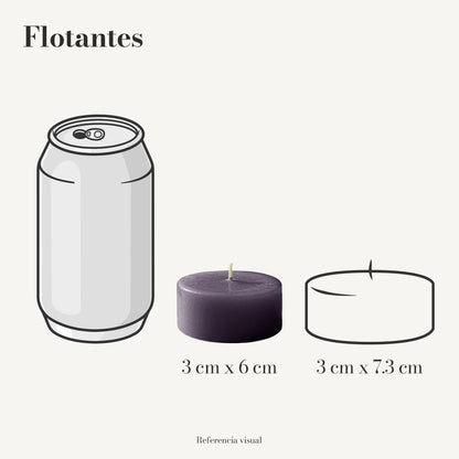 Flotantes morado oscuro - La Vela Amaltea