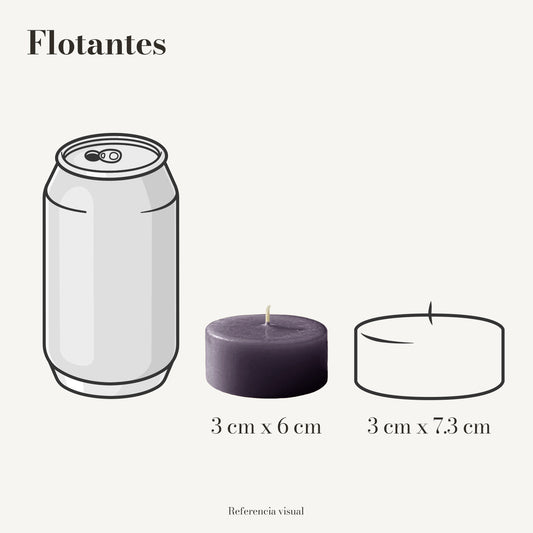 Flotantes morado oscuro - La Vela Amaltea