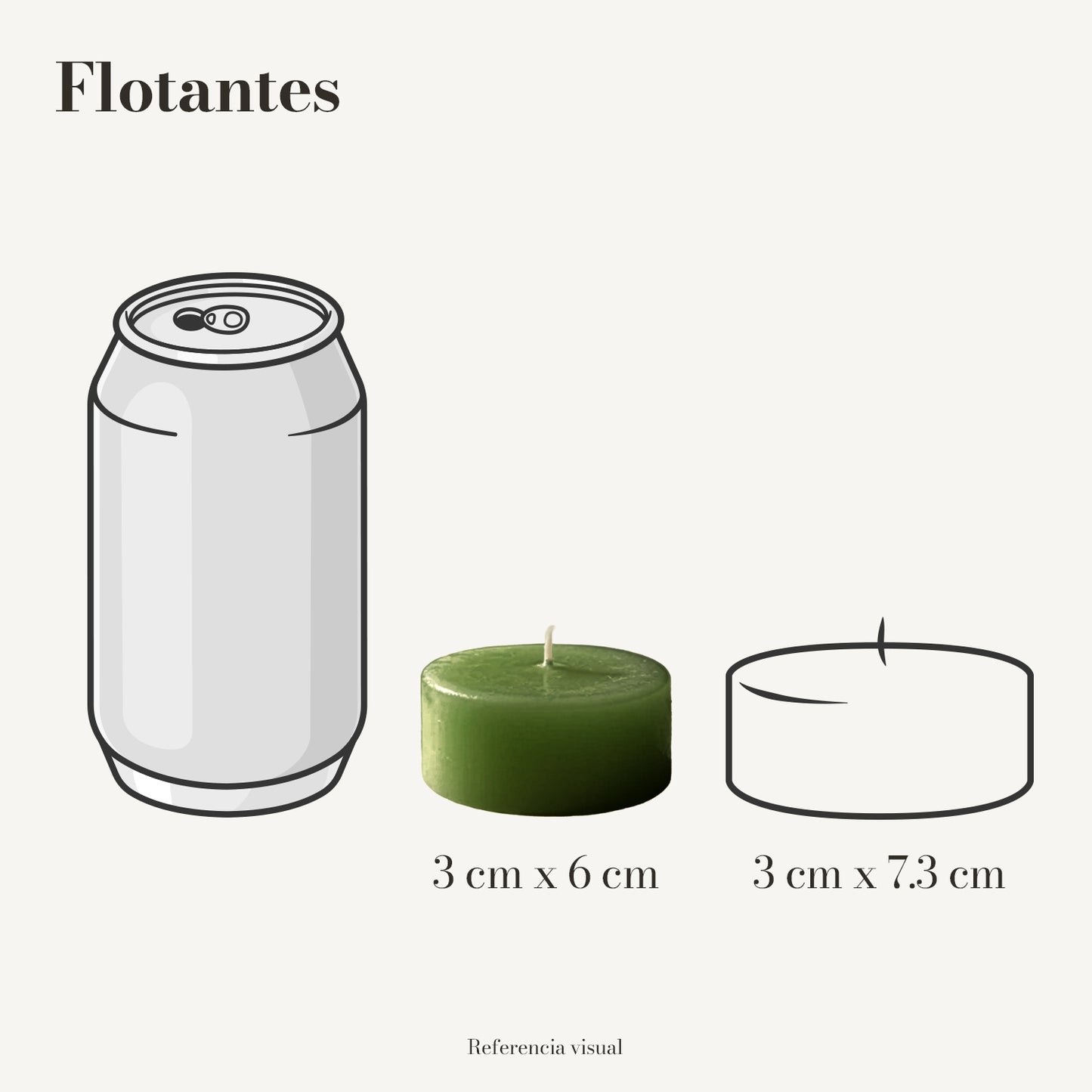 Flotantes verde pino - La Vela Amaltea