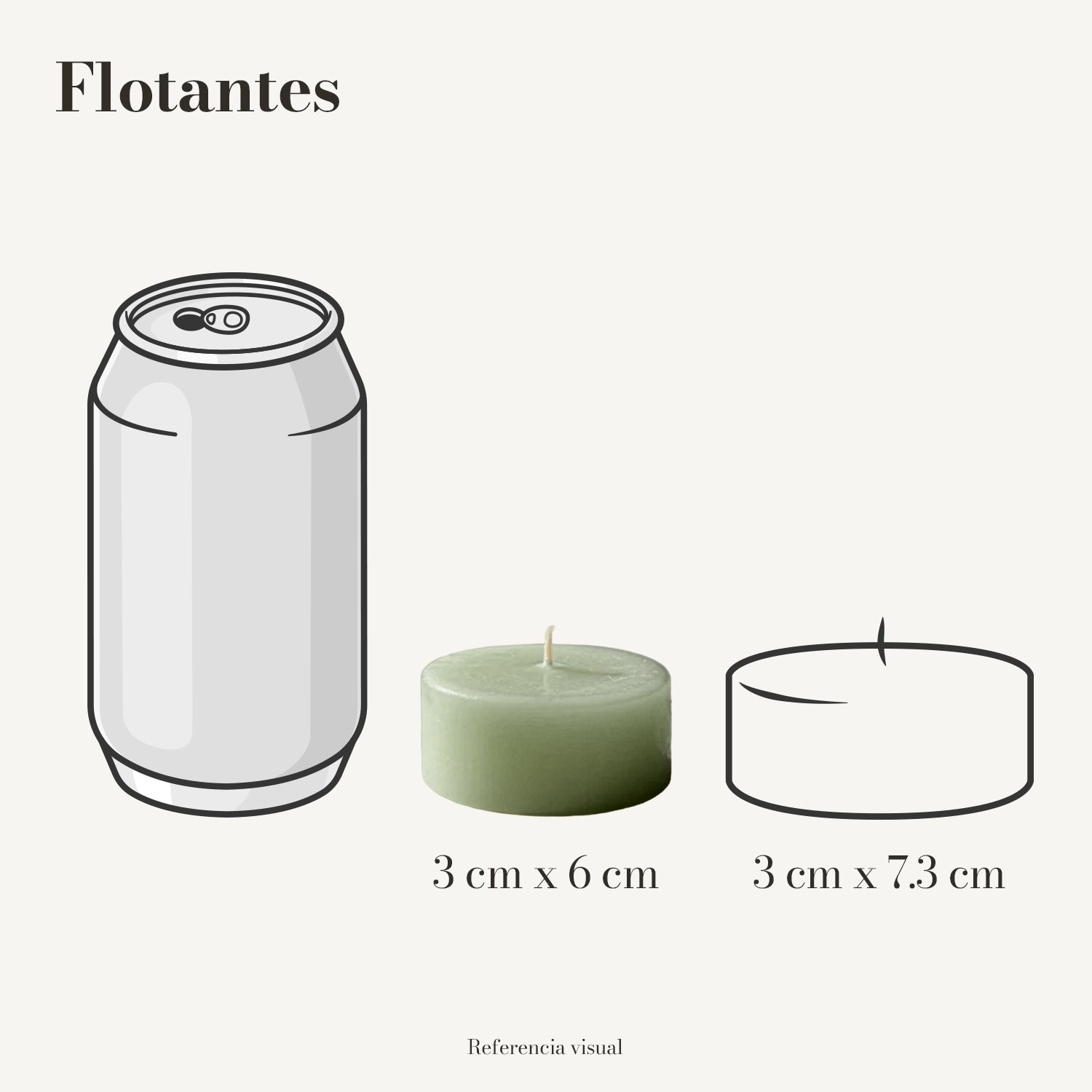 Flotantes pistache - La Vela Amaltea