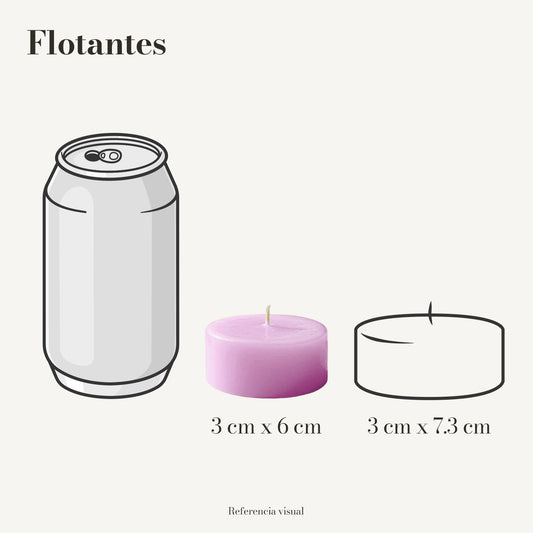 Flotantes rosa mexicano - La Vela Amaltea