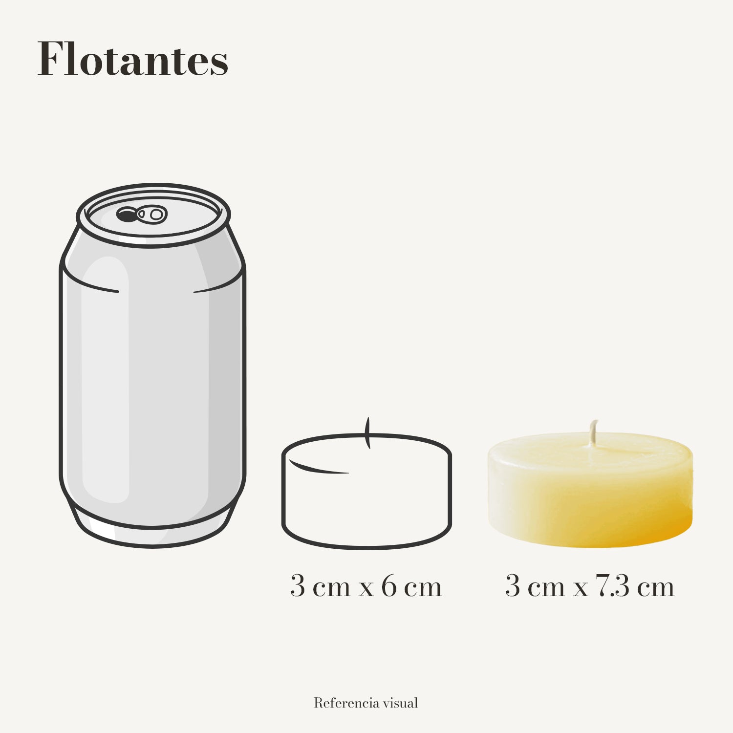 Flotantes amarillo intenso - La Vela Amaltea