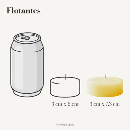 Flotantes amarillo intenso - La Vela Amaltea