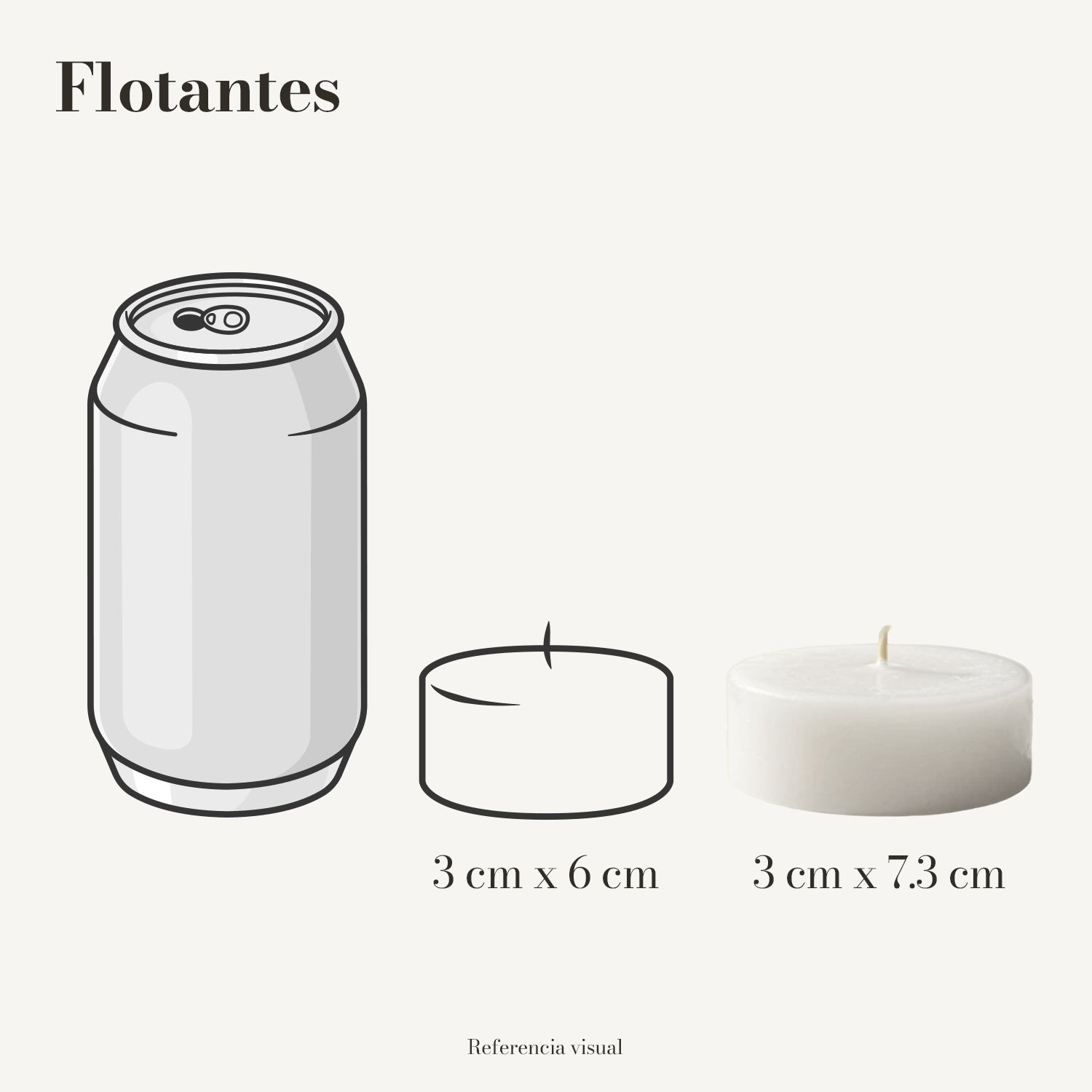 Flotantes blanco - La Vela Amaltea