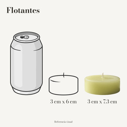 Flotantes verde limón - La Vela Amaltea