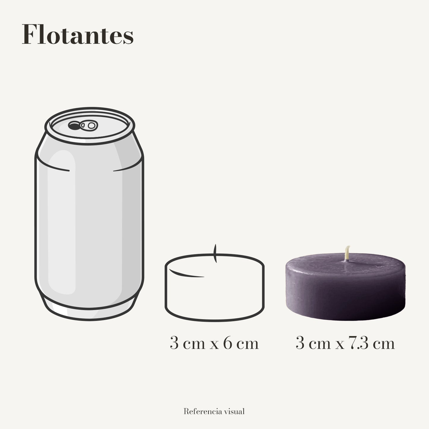 Flotantes morado oscuro - La Vela Amaltea