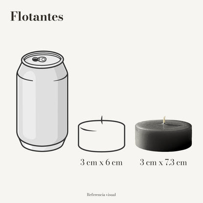 Flotantes negro - La Vela Amaltea