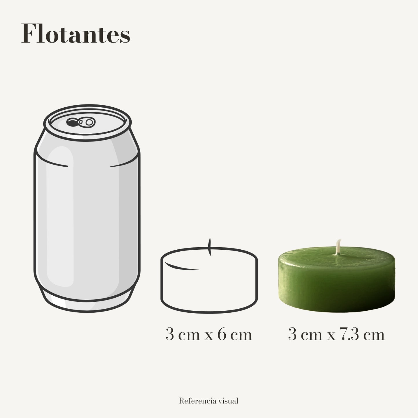Flotantes verde pino - La Vela Amaltea