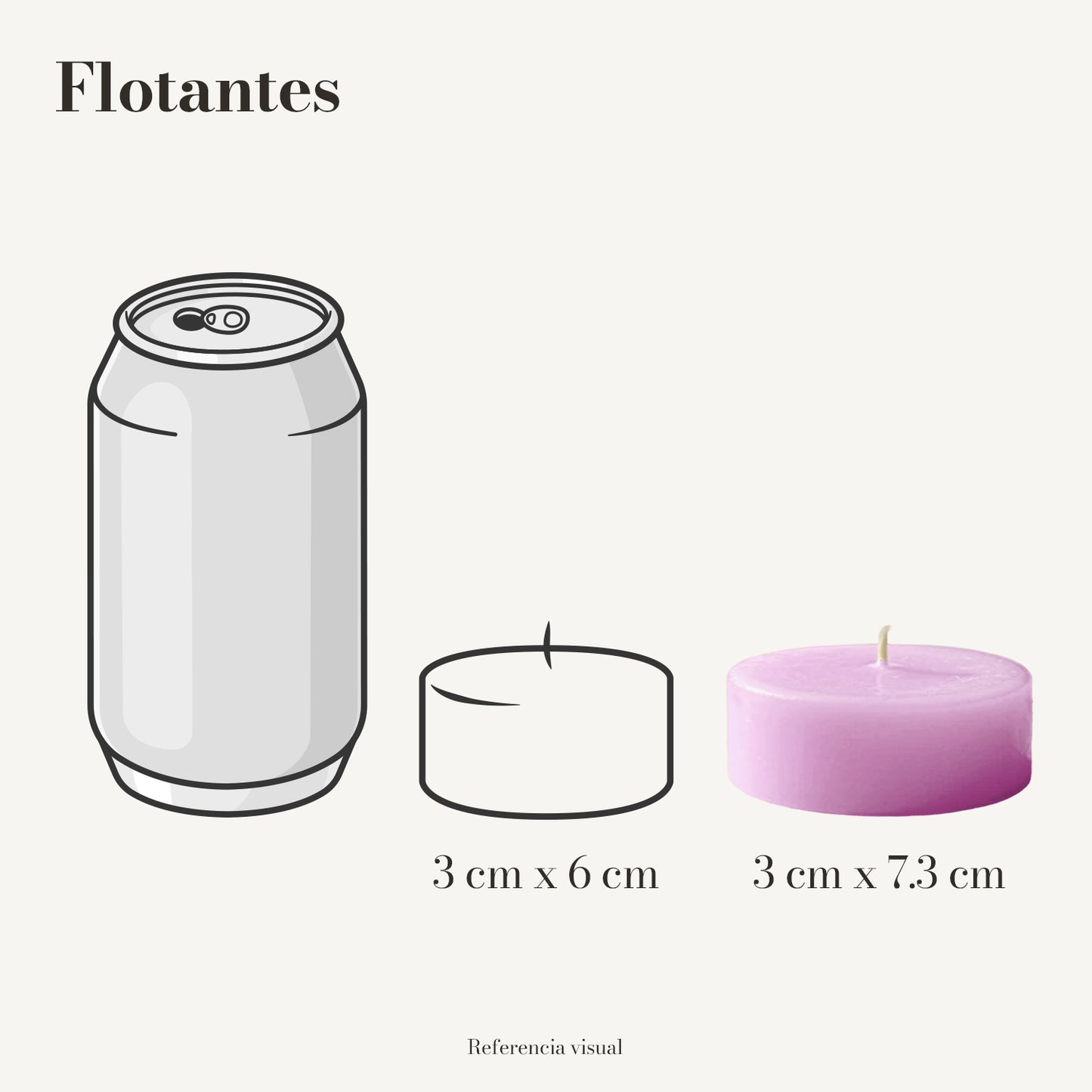 Flotantes rosa mexicano - La Vela Amaltea