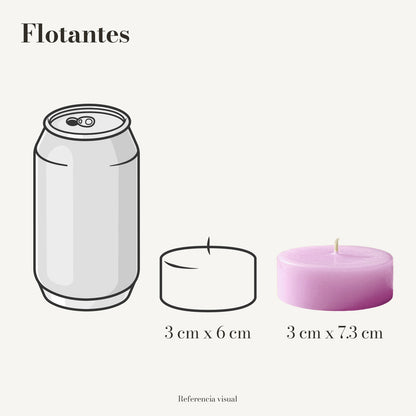 Flotantes rosa mexicano - La Vela Amaltea