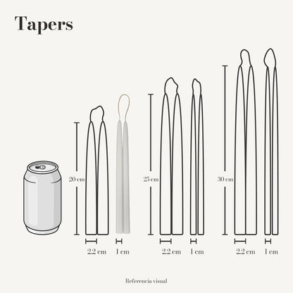 Tapers blanco - La Vela Amaltea