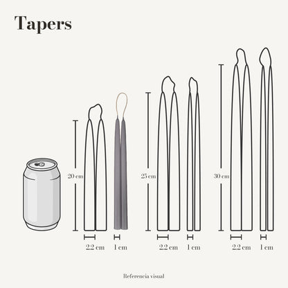 Tapers gris - La Vela Amaltea