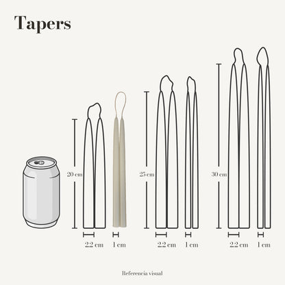 Tapers marfil - La Vela Amaltea