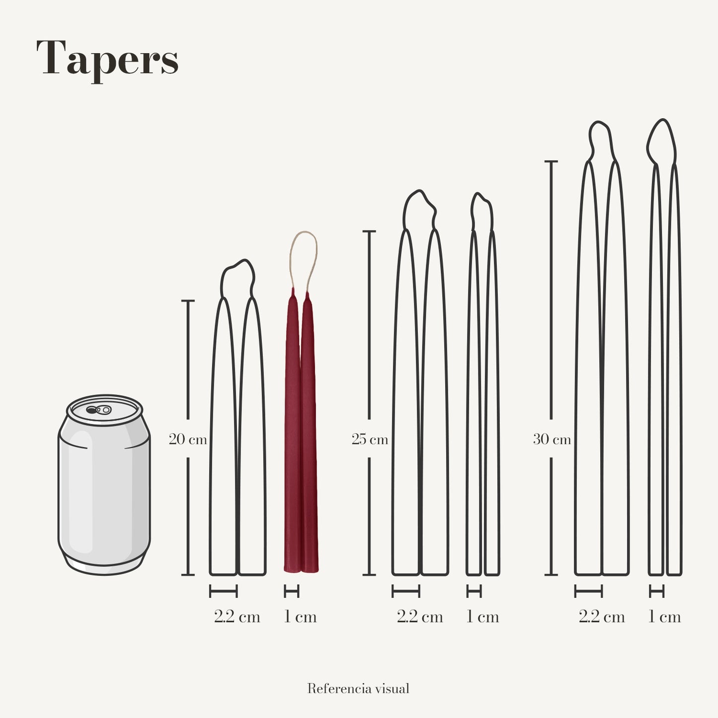 Tapers vino - La Vela Amaltea