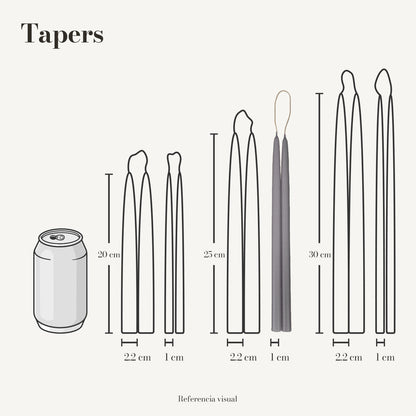 Tapers gris - La Vela Amaltea