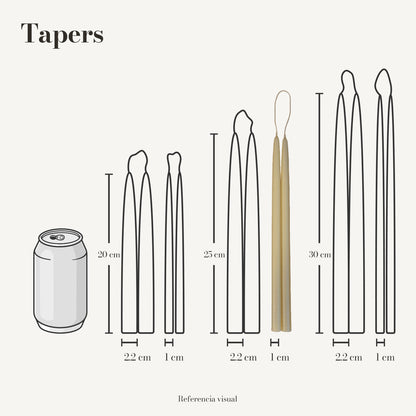 Tapers natural - La Vela Amaltea
