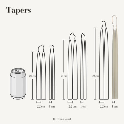 Tapers marfil - La Vela Amaltea