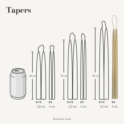 Tapers natural - La Vela Amaltea