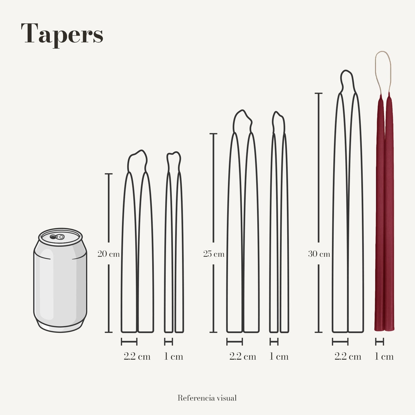 Tapers vino - La Vela Amaltea