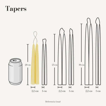 Tapers amarillo intenso - La Vela Amaltea