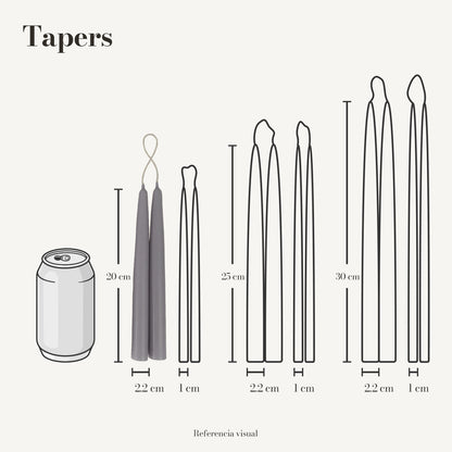 Tapers gris - La Vela Amaltea