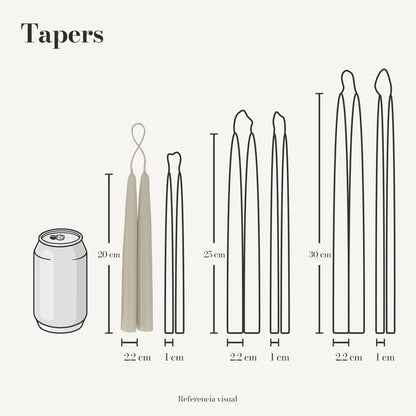 Tapers marfil - La Vela Amaltea