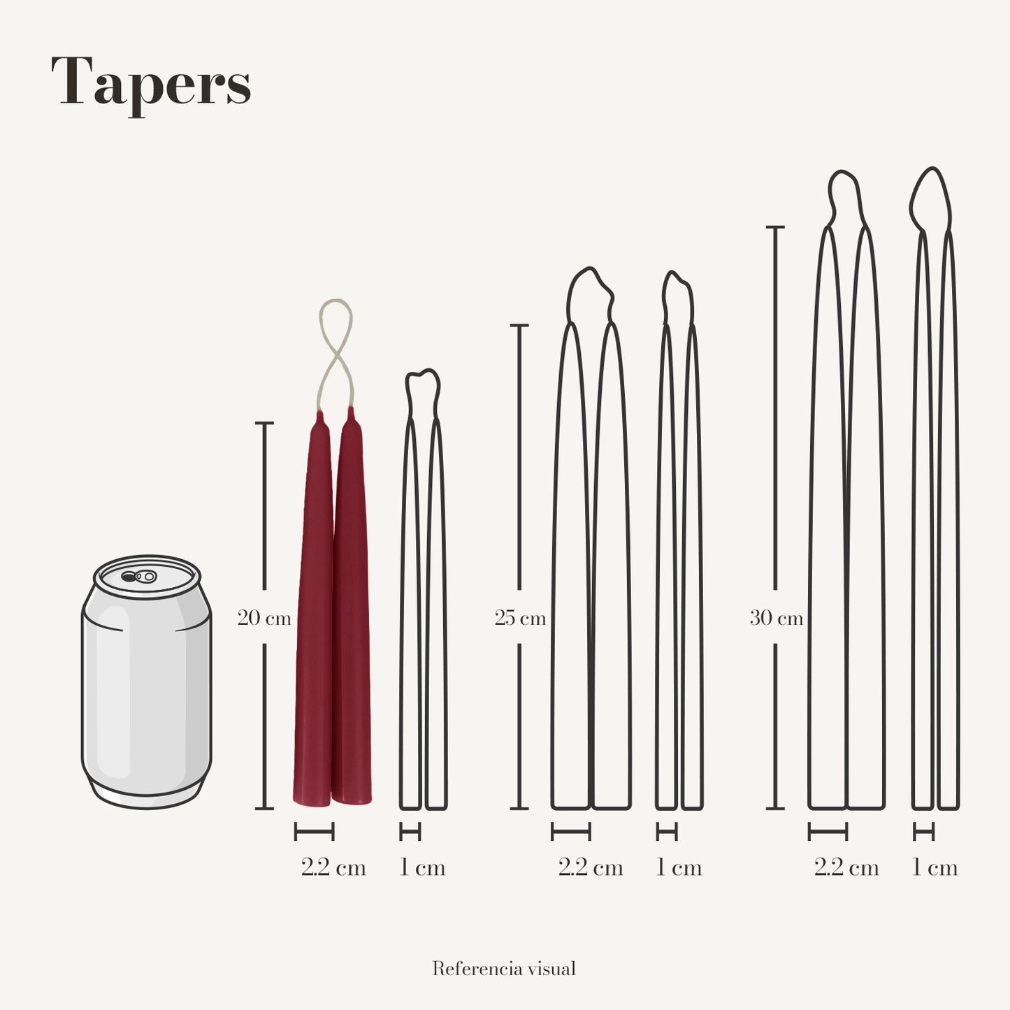 Tapers vino - La Vela Amaltea