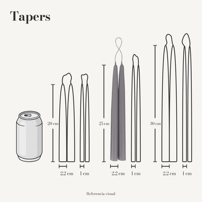Tapers gris - La Vela Amaltea