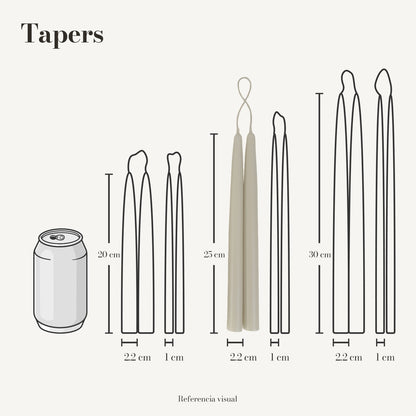 Tapers marfil - La Vela Amaltea