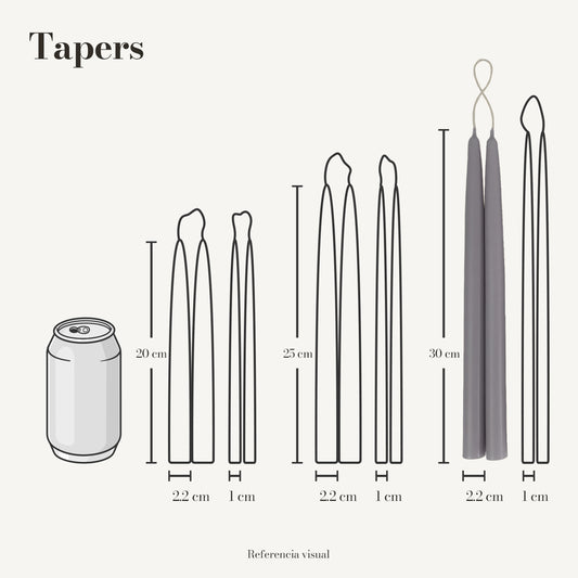 Tapers gris - La Vela Amaltea