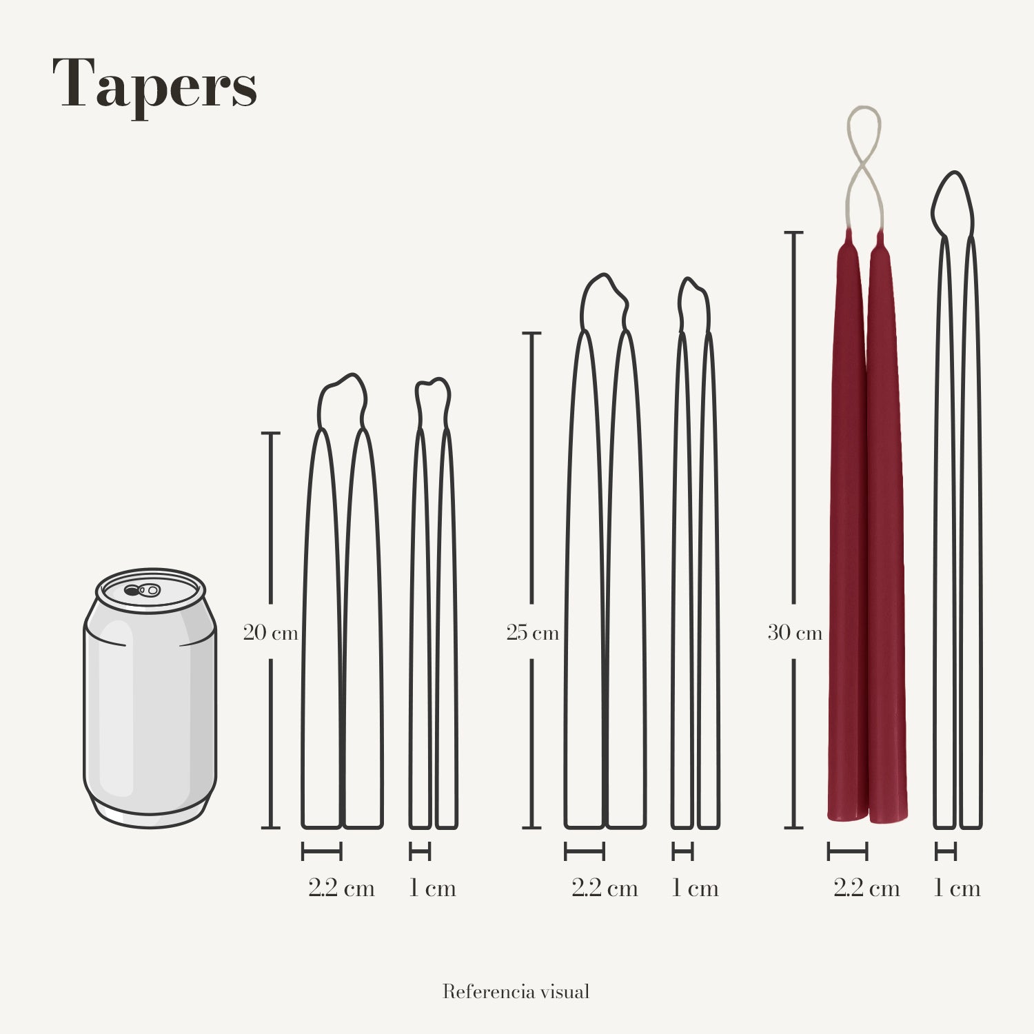 Tapers vino - La Vela Amaltea